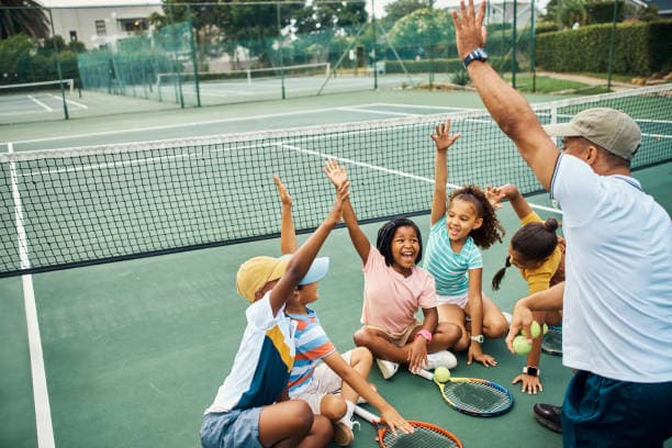 Junior Tennis Classes at Team Hippa Summer Camp